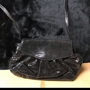 Vintage Aramani Black Leather purse